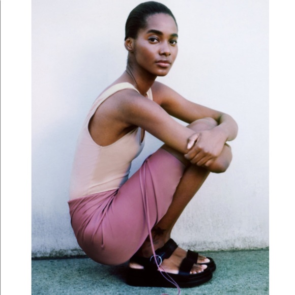 SATIN EFFECT DRAPED SKIRT - Picture 3 of 8